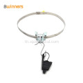FTTH S ชนิดขอเกี่ยวสำหรับวางสายเคเบิ้ลใยแก้วนำแสงยึดความตึงเครียดสำหรับประเภทแบน FTTH วางสายเคเบิล